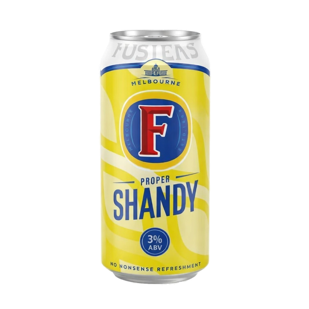 Fosters Proper Shandy Lager Beer 24 can x 440ml